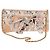Borsa a spalla CHANEL con catena in seta rosa oro CC Auth 140122SAV D'oro