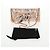 Borsa a spalla CHANEL con catena in seta rosa oro CC Auth 140122SAV D'oro - vista 12