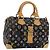 LOUIS VUITTON Handtasche Speedy 30 Monogram Multicolor Schwarz M92642 Auth 107987SAM