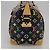 LOUIS VUITTON Handtasche Speedy 30 Monogram Multicolor Schwarz M92642 Auth 107987SAM - Ansicht 3