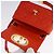 Borsa a spalla in pelle Caro Micro Chain Canage Christian Dior Arancione Auth 108920SAM - vista 10