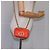 Borsa a spalla in pelle Caro Micro Chain Canage Christian Dior Arancione Auth 108920SAM - vista 23