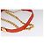 Borsa a spalla in pelle Caro Micro Chain Canage Christian Dior Arancione Auth 108920SAM - vista 7