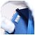 Borsa a Spalla con Catena CHANEL Raffia Blu CC Auth 115347SAM - vista 10