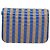 Borsa a Spalla con Catena CHANEL Raffia Blu CC Auth 115347SAM - vista 2