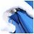 Borsa a Spalla con Catena CHANEL Raffia Blu CC Auth 115347SAM - vista 26