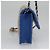Borsa a Spalla con Catena CHANEL Raffia Blu CC Auth 115347SAM - vista 4