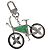 LOUIS VUITTON Bijoux Sac Charm Bicicletta metallo Argento M77148 LV Auth 114565SAM