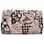 Bolsa de ombro CHANEL em corduroy rosa com corrente V Stitch, dourado, CC Auth 115032SM - vista 2