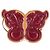 LOUIS VUITTON Vernis Pochette Papillon Borsa a Spalla Viola M92270 Auth 116413SAM Porpora - vista 13