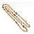 Collana a catena Mark COCO di CHANEL in metallo dorato CC Auth BA1373SAM D'oro - vista 2