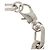 COLLANA LOUIS VUITTON LV Edge GM in metallo tono argento MP3000 Auth 116084SAM - vista 12