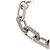 COLLANA LOUIS VUITTON LV Edge GM in metallo tono argento MP3000 Auth 116084SAM - vista 4