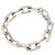 COLLANA LOUIS VUITTON LV Edge GM in metallo tono argento MP3000 Auth 116084SAM - vista 9