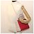 Christian Dior Borsa a mano media Lady Cannage in pelle di agnello rossa e bianca Auth 29502SAV Bianco Rosso - vista 26