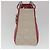 Christian Dior Borsa a mano media Lady Cannage in pelle di agnello rossa e bianca Auth 29502SAV Bianco Rosso - vista 3