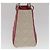 Christian Dior Borsa a mano media Lady Cannage in pelle di agnello rossa e bianca Auth 29502SAV Bianco Rosso - vista 4