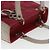 Christian Dior Borsa a mano media Lady Cannage in pelle di agnello rossa e bianca Auth 29502SAV Bianco Rosso - vista 6