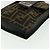 Borsa a Spalla in Tela Zucca FENDI Marrone Nero Auth 31851SAV - vista 15