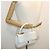 CHANEL Borsa a Spalla Matelassé in Pelle di Agnello Bianca CC Auth 32416SAM Bianco - vista 28