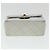 CHANEL Borsa a Spalla Matelassé in Pelle di Agnello Bianca CC Auth 32416SAM Bianco - vista 35