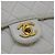 CHANEL Borsa a Spalla Matelassé in Pelle di Agnello Bianca CC Auth 32416SAM Bianco - vista 36