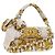 FENDI Baguette Schultertasche Polyester 2way Weiß 8BR600 AK2D Auth 48072SM