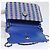 Borsa a Spalla con Catena CHANEL Raffia Blu Beige CC Auth 51139SV - vista 9