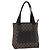 GUCCI GG Canvas Tote Bag Schwarz Silber 019 0402 1705 Auth am11183A