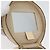 Céline Bolsa de mão Vanity em couro marfim e ouro Auth AMZ074A Dourado Cru - vista 10