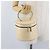 Céline Bolsa de mão Vanity em couro marfim e ouro Auth AMZ074A Dourado Cru - vista 23