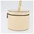 Céline Bolsa de mão Vanity em couro marfim e ouro Auth AMZ074A Dourado Cru - vista 3