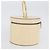 Céline Bolsa de mão Vanity em couro marfim e ouro Auth AMZ074A Dourado Cru - vista 4