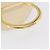 Céline Bolsa de mão Vanity em couro marfim e ouro Auth AMZ074A Dourado Cru - vista 8