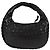 Bottega Veneta BORSA MINI HOBO IN PELLE INTRECCIATO NERA ORO AUTH am8217M Nero D'oro - vista 2