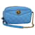 Borsa a spalla trapuntata in pelle VERSACE blu oro Auth 120479A D'oro  - vista 1