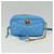Borsa a spalla trapuntata in pelle VERSACE blu oro Auth 120479A D'oro  - vista 12