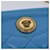 Borsa a spalla trapuntata in pelle VERSACE blu oro Auth 120479A D'oro  - vista 18