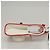 FENDI Bunny Mark Jacobs Collaboration Tasche Leder Weiß Rot Silber Auth BD1711M - Ansicht 3