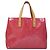 LOUIS VUITTON Borsa a Mano Monogram Vernis Reade PM FuchsiaPink M91221 Auth 114585V Rosa Fuschia - vista 13