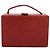 CHANEL Borsa Matelassé in Pelle di Agnello 2way Rossa CC Auth 115600V Rosso - vista 13
