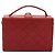 CHANEL Borsa Matelassé in Pelle di Agnello 2way Rossa CC Auth 115600V Rosso - vista 2