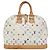 LOUIS VUITTON Handtasche Alma GM Monogram Multicolor Weiß M40441 LV Auth 105944V - Ansicht 2