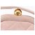 CHANEL Borsa Matelassé in Suede Rosa Oro CC Auth 154898A D'oro - vista 10
