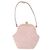 CHANEL Borsa Matelassé in Suede Rosa Oro CC Auth 154898A D'oro - vista 13