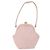 CHANEL Borsa Matelassé in Suede Rosa Oro CC Auth 154898A D'oro - vista 2