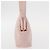 CHANEL Borsa Matelassé in Suede Rosa Oro CC Auth 154898A D'oro - vista 3