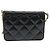 CHANEL Mini Borsa a Spalla Matelassé in Pelle di Vitello Nera Oro CC Auth 142563SAM Nero D'oro - vista 2