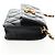 CHANEL Mini Borsa a Spalla Matelassé in Pelle di Vitello Nera Oro CC Auth 142563SAM Nero D'oro - vista 4