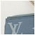 LOUIS VUITTON Pochette Trio Monogram Empreinte Rosa M80407 LV Auth 144344SAM Blu - vista 9